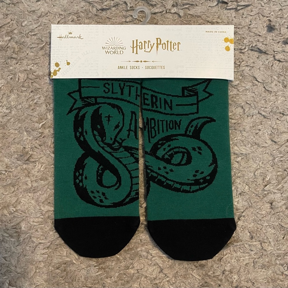 Wizarding World of Harry Potter Slytherin Ankle Socks